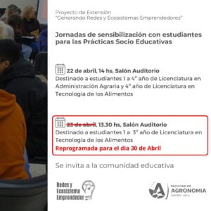 Jornada de sensibilización para estudiantes