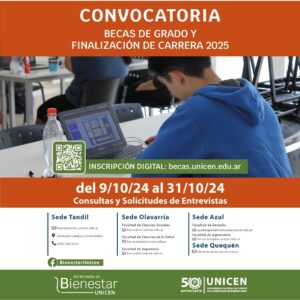 Becas de grado y finalización de carrera