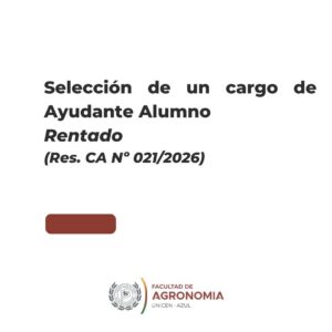 AYUDANTE ALUMNO RENTADO