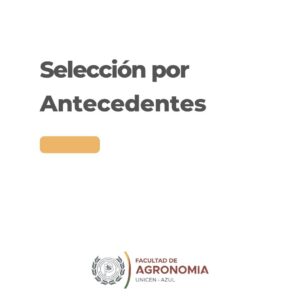 Selección por antecedentes