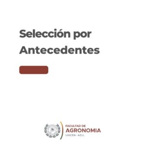 Selección por antecedentes